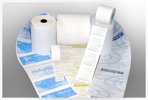 Rolos Papel Térmico/Normal Personalizados​